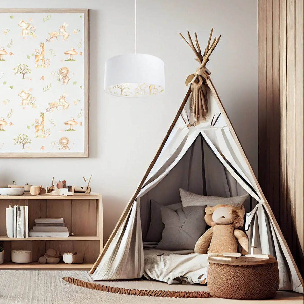Suspension Luminaire | SWEET DREAMS CLASSIC (Blanc/Marron Clair)