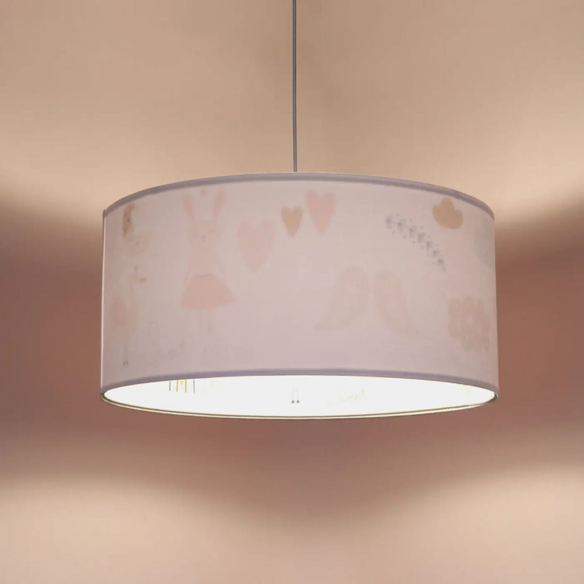 Suspension Luminaire | SWEET DREAMS CLASSIC (Orange/Blanc)