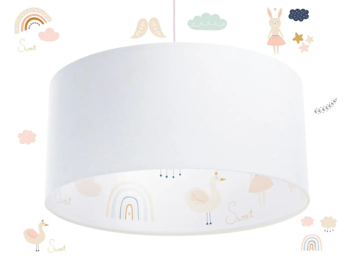 Suspension Luminaire | SWEET DREAMS CLASSIC (Orange/Blanc)