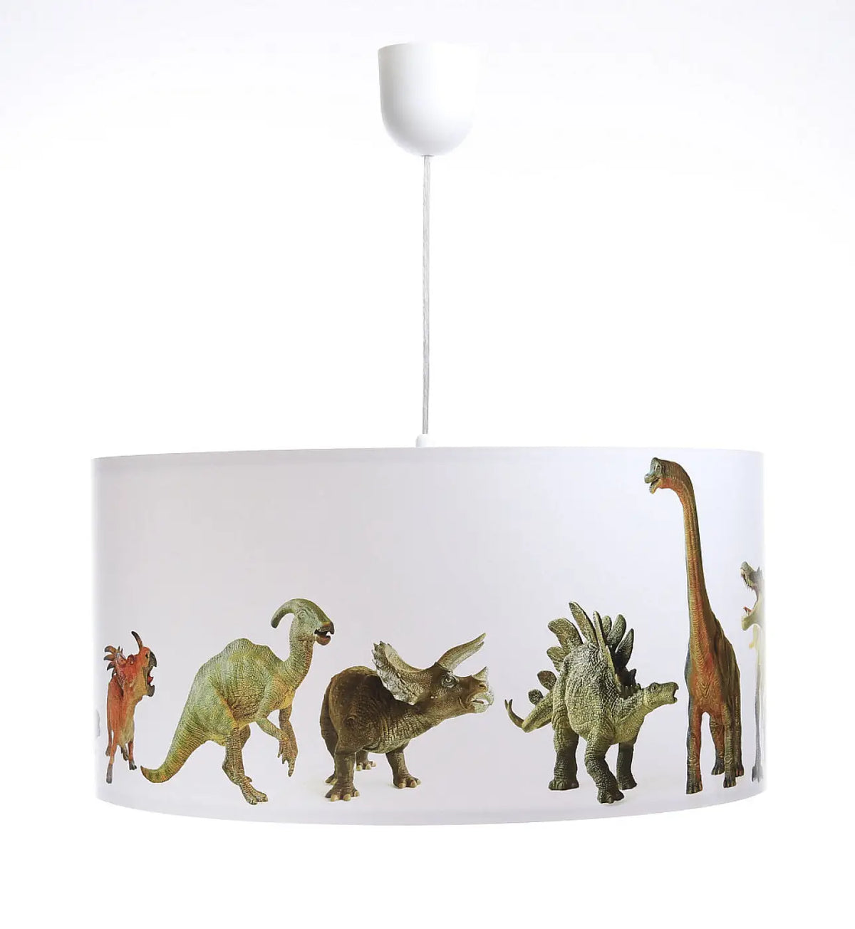 Suspension Luminaire | FOTO KIDS DINOSAURS (Blanc/Marron)