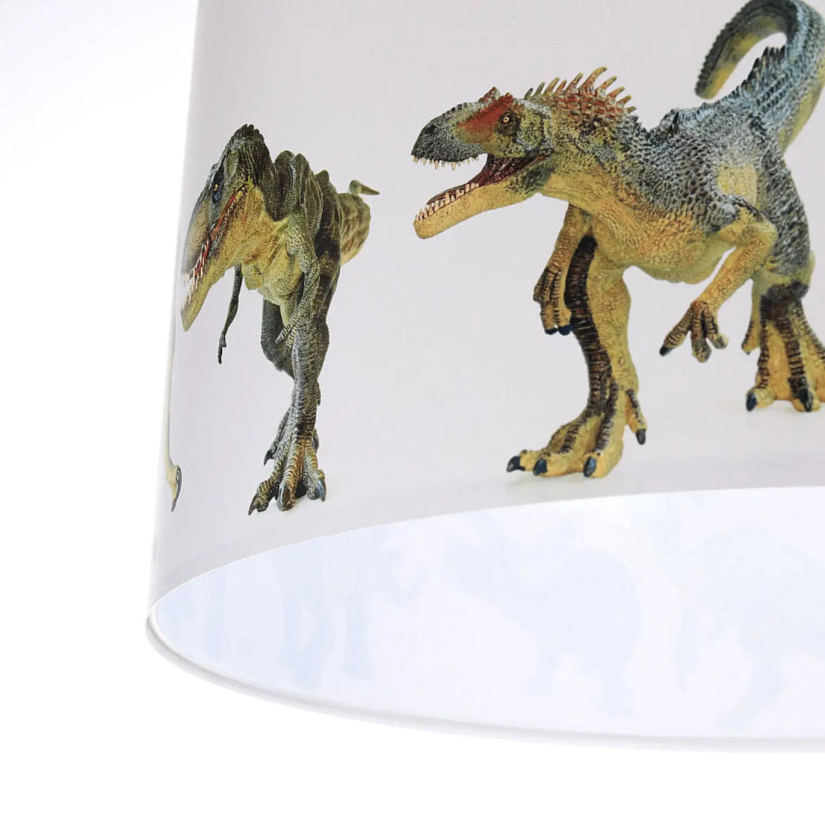Suspension Luminaire | FOTO KIDS DINOSAURS (Blanc/Marron)