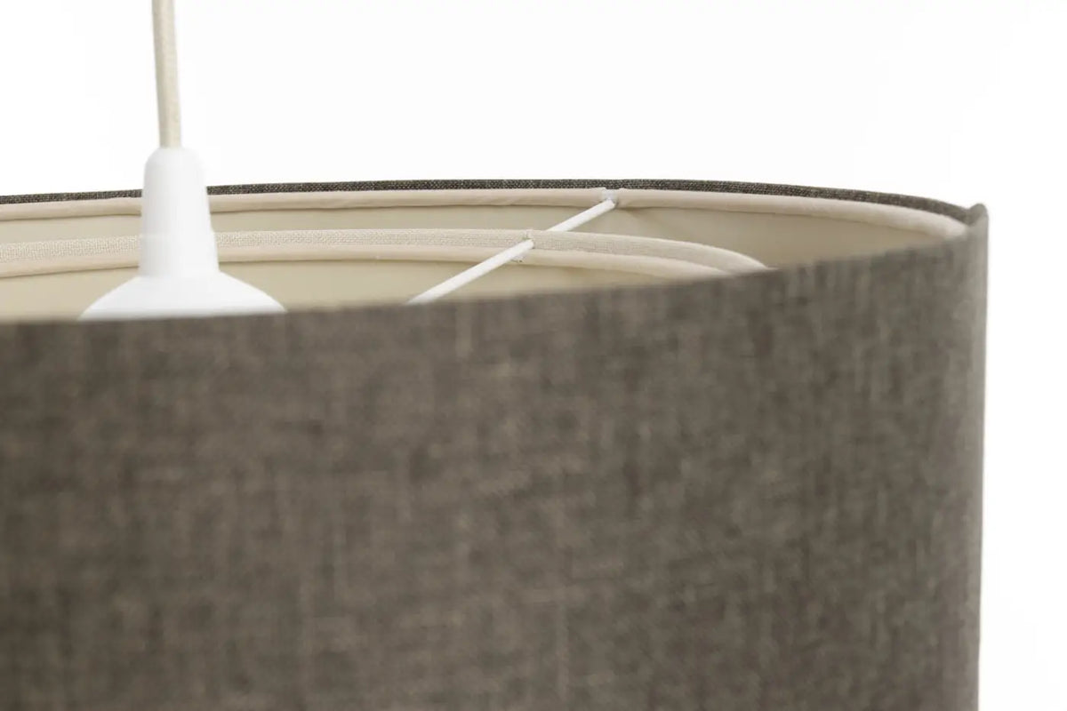 Suspension Luminaire | DUO BOHO ELEGANT (Graphite/Crème/Ecru)