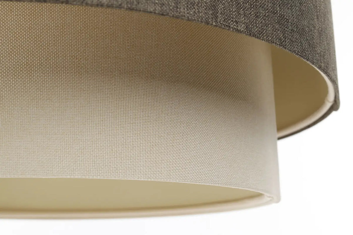 Suspension Luminaire | DUO BOHO ELEGANT (Graphite/Crème/Ecru)