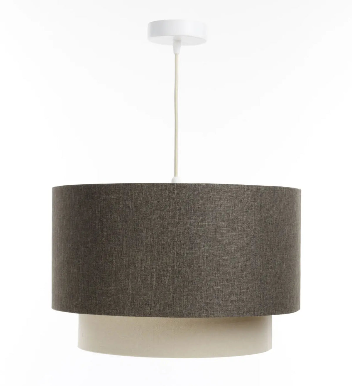 Suspension Luminaire | DUO BOHO ELEGANT (Graphite/Crème/Ecru)