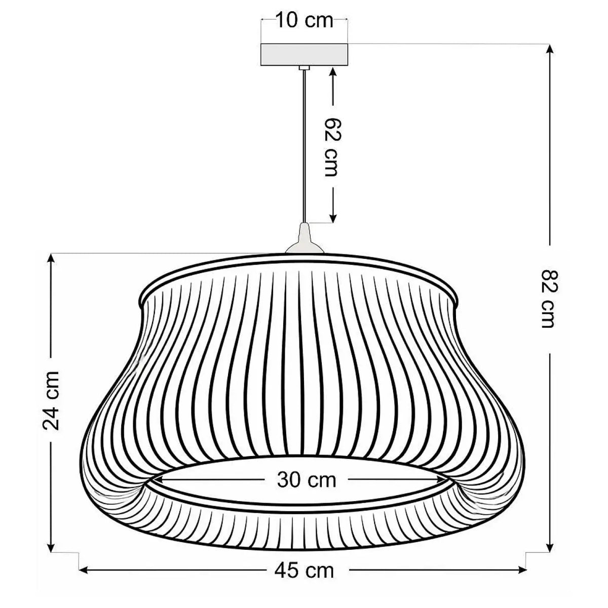 Suspension Luminaire | OBLO (Gris)