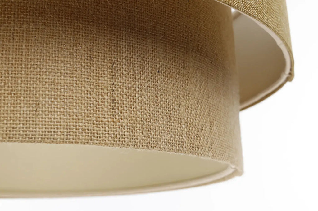 Suspension Luminaire | DUO BOHO ELEGANT (Marron/Beige/Ecru)