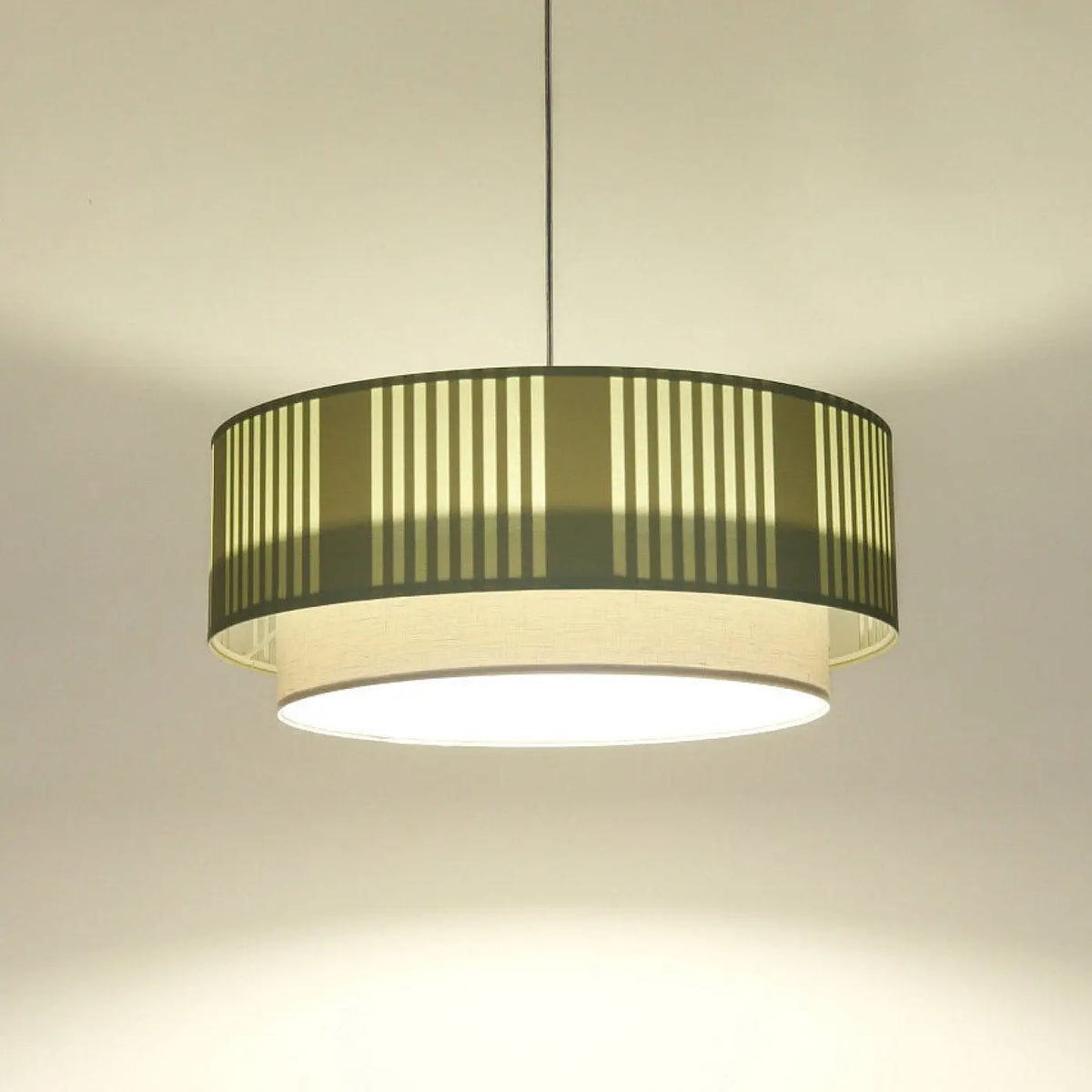 Suspension Luminaire | DUO LAMI LINE (Menthe/Gris)