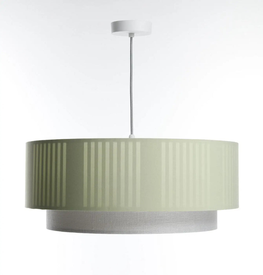 Suspension Luminaire | DUO LAMI LINE (Menthe/Gris)