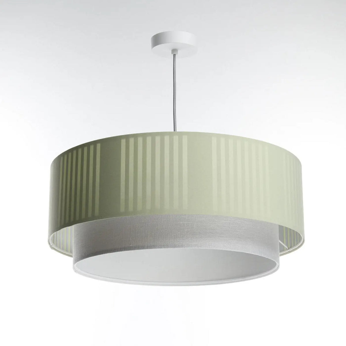 Suspension Luminaire | DUO LAMI LINE (Menthe/Gris)