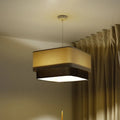 Suspension Luminaire | KWADRO DUO (Beige/Marron)