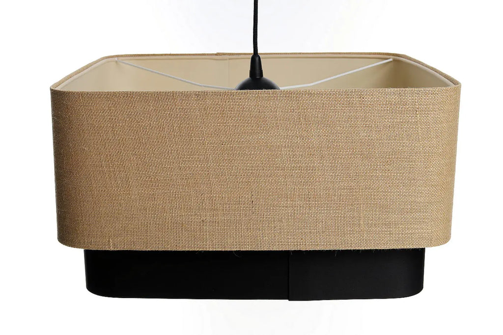 Suspension Luminaire | KWADRO DUO (Beige/Noir)