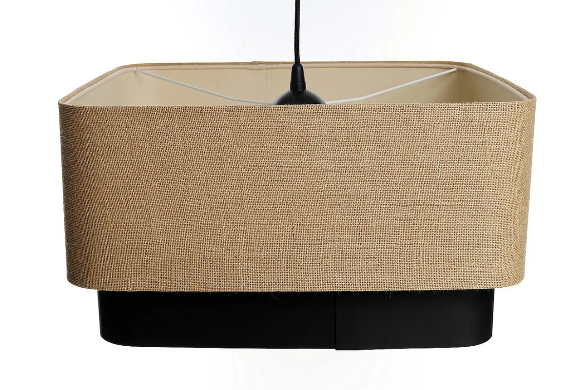 Suspension Luminaire | KWADRO DUO (Beige/Noir)