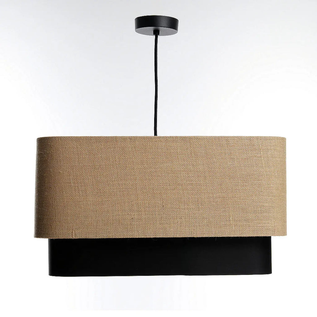 Suspension Luminaire | KWADRO DUO (Beige/Noir)
