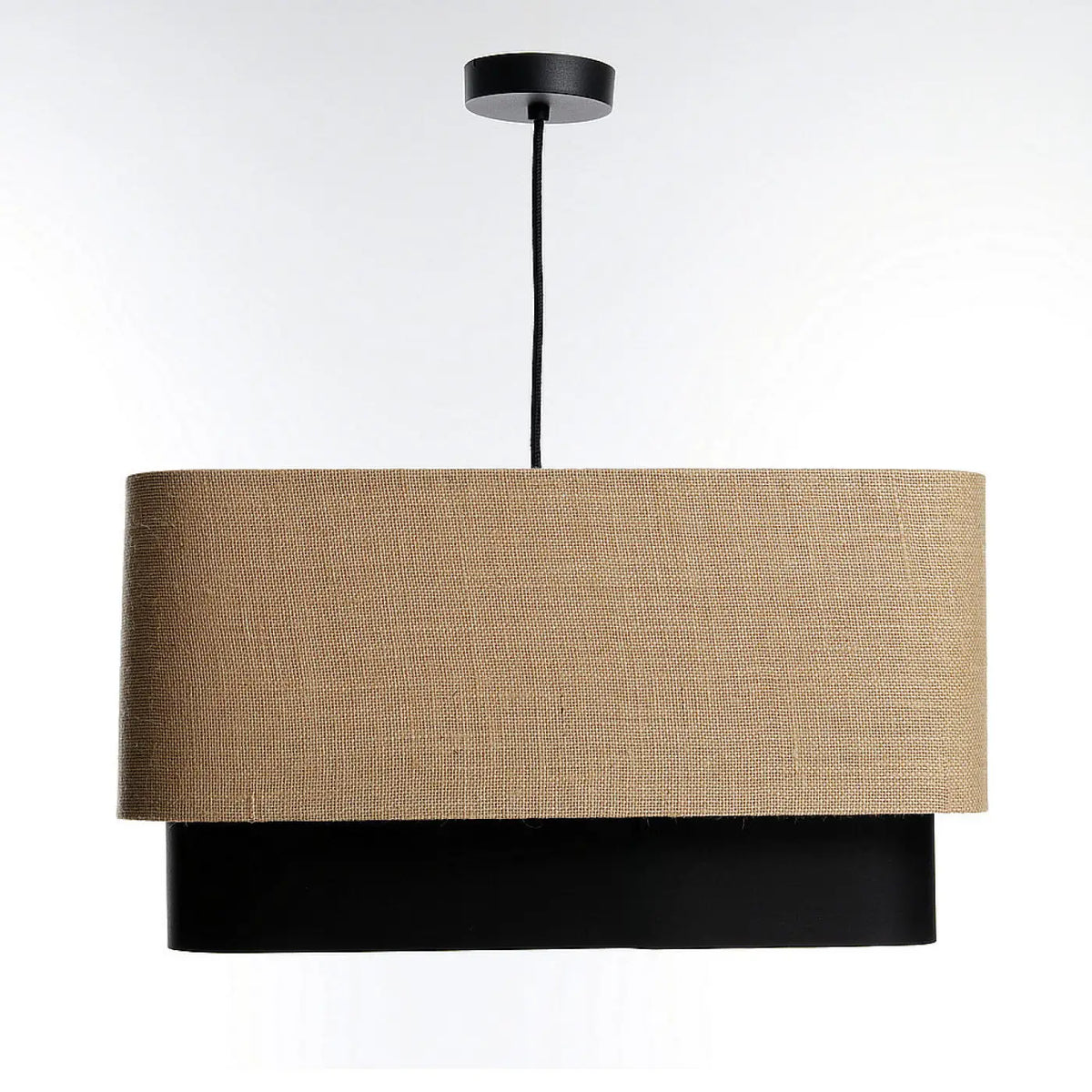 Suspension Luminaire | KWADRO DUO (Beige/Noir)