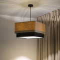 Suspension Luminaire | KWADRO DUO (Beige/Noir)