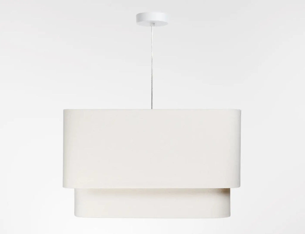 Suspension Luminaire | KWADRO DUO VELOUR (Blanc)