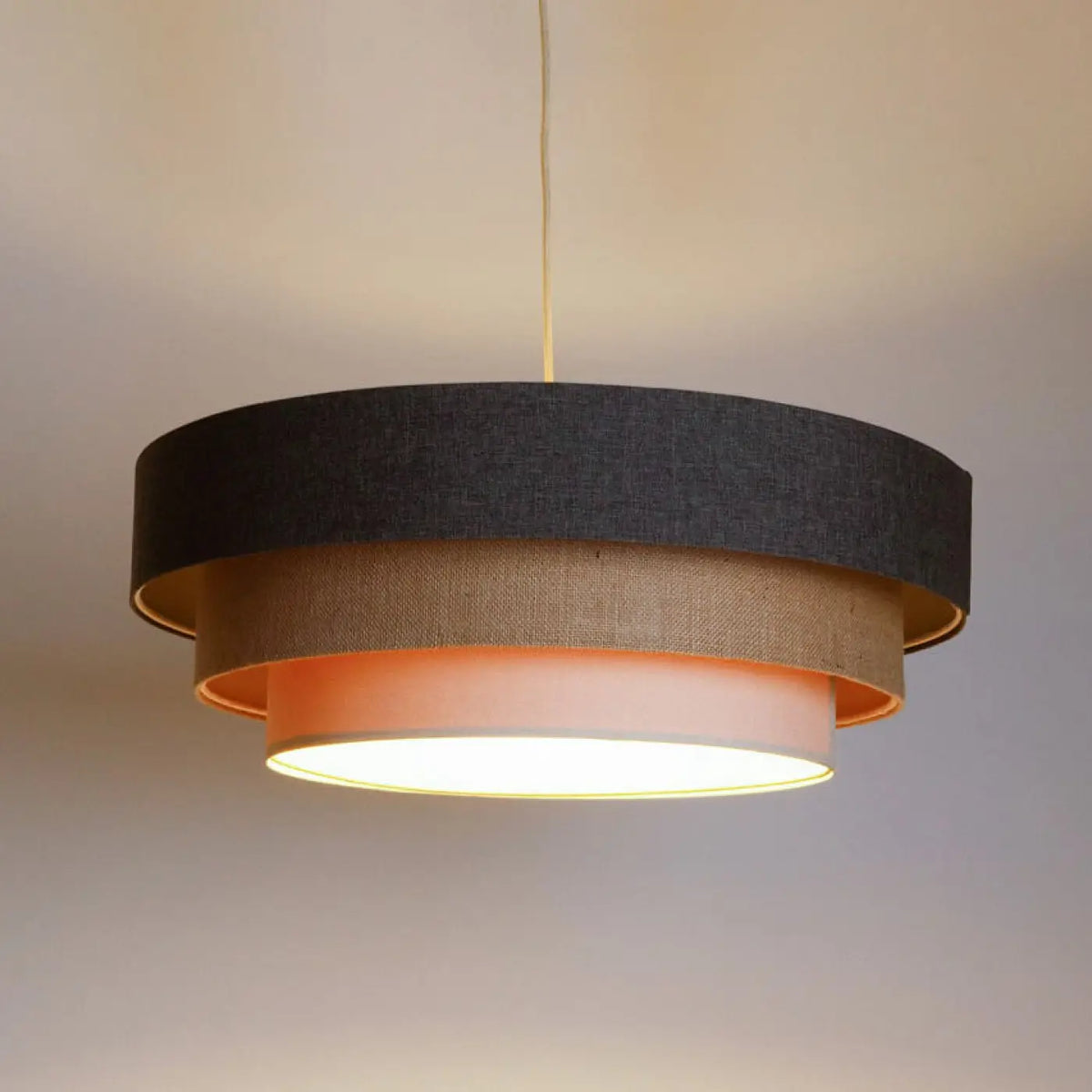 Suspension Luminaire | TRINITI BOHO ELEGANT (Marron/Beige/Crème)