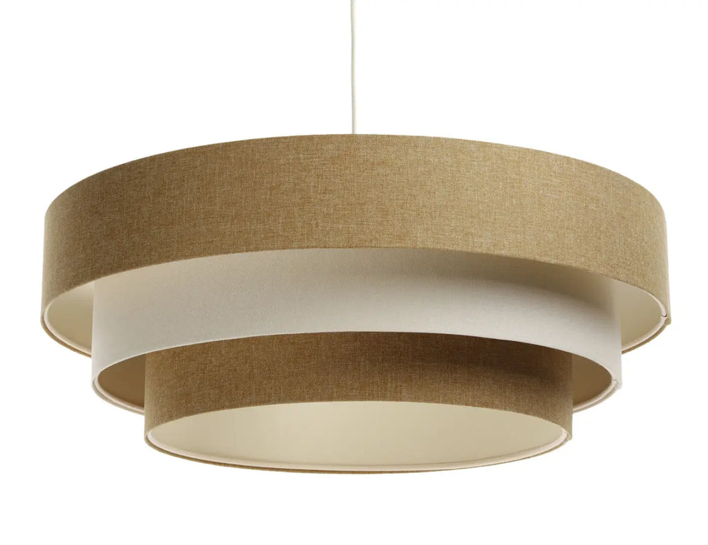 Suspension Luminaire | TRINITI BOHO ELEGANT (Moutarde/Crème/Ecru)