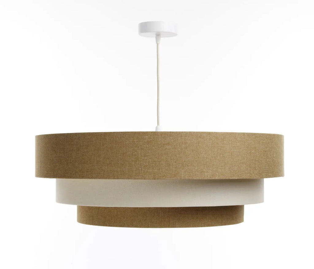 Suspension Luminaire | TRINITI BOHO ELEGANT (Moutarde/Crème/Ecru)