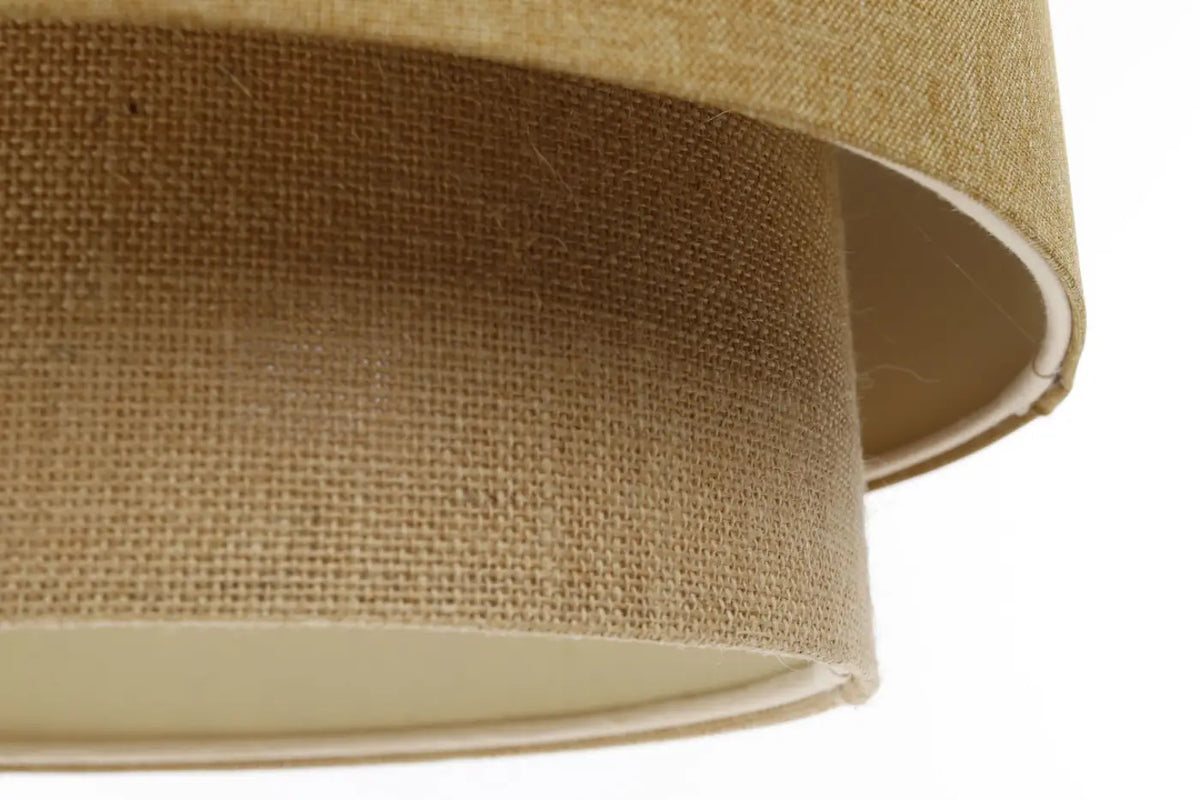 Suspension Luminaire | DUO BOHO ELEGANT (Moutarde/Beige/Ecru)
