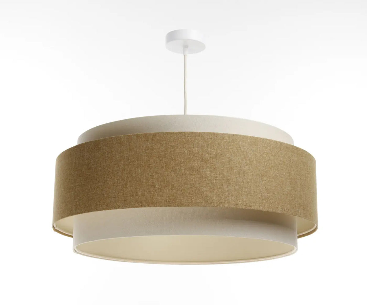 Suspension Luminaire | DOBLO BOHO ELEGANT (Moutarde/ Crème/ Ecru)