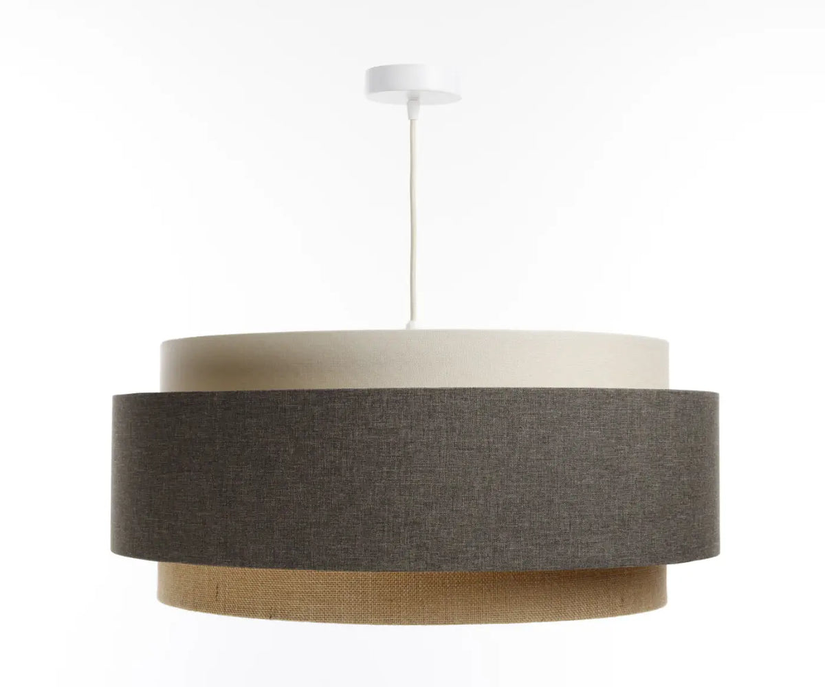 Suspension Luminaire | DOBLO BOHO ELEGANT (Beige/ Graphite/ Ecru)