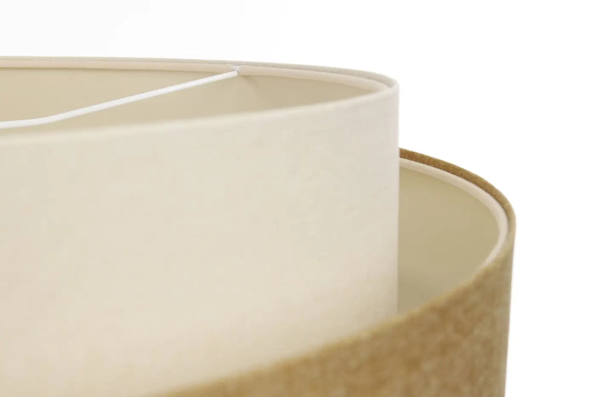Suspension Luminaire | DOBLO BOHO ELEGANT (Moutarde/ Crème/ Ecru)
