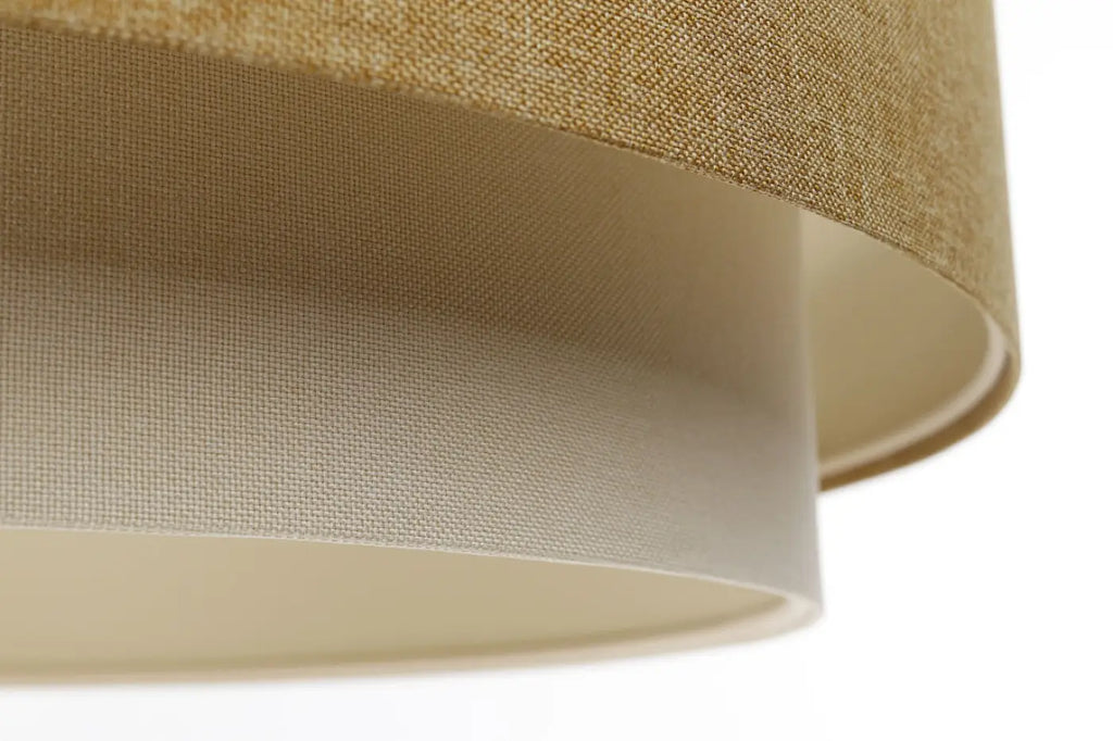 Suspension Luminaire | DOBLO BOHO ELEGANT (Moutarde/ Crème/ Ecru)