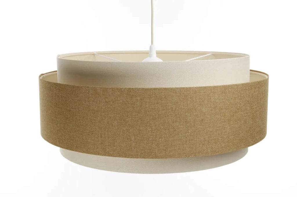 Suspension Luminaire | DOBLO BOHO ELEGANT (Moutarde/ Crème/ Ecru)