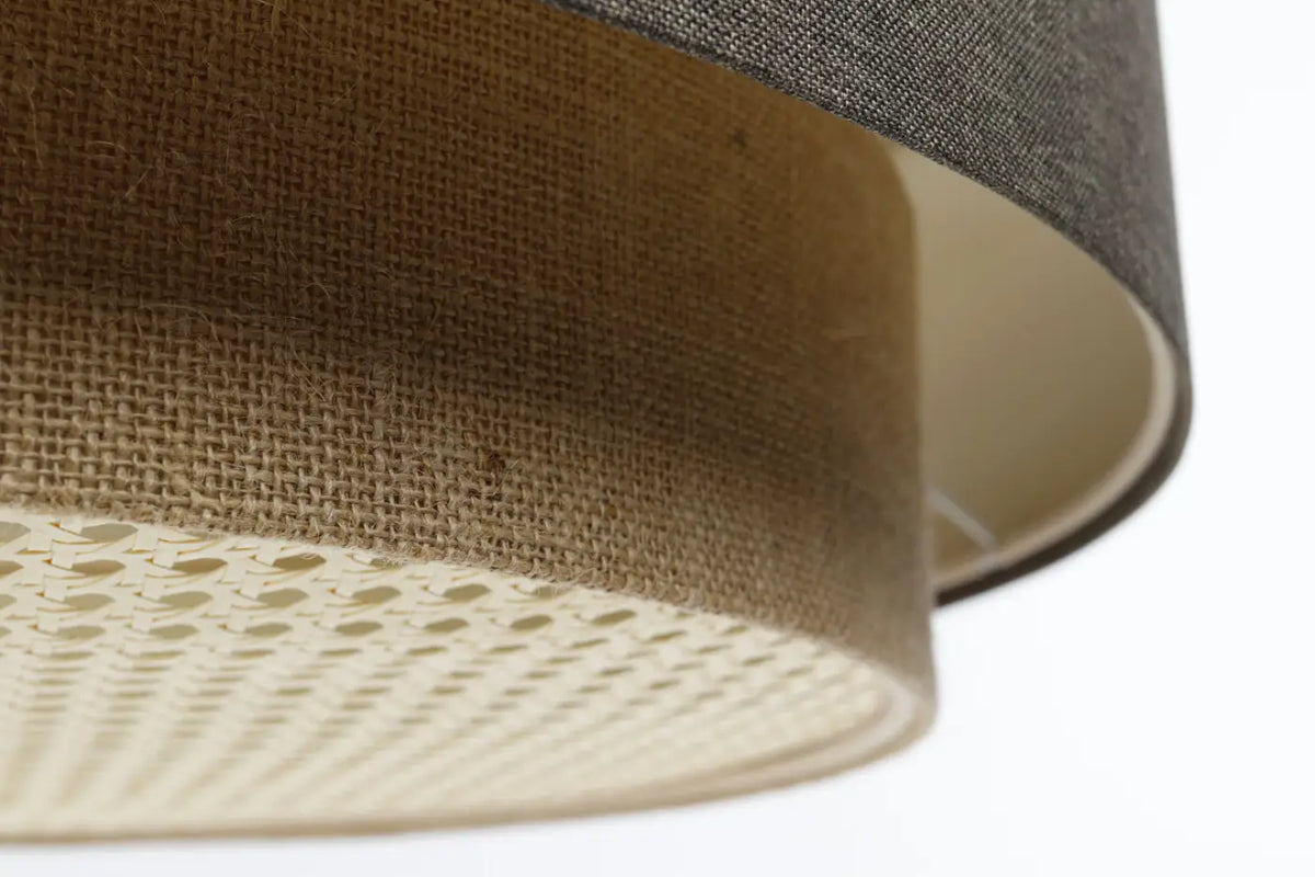 Suspension Luminaire | DOBLO BOHO ELEGANT (Beige/ Graphite/ Ecru)