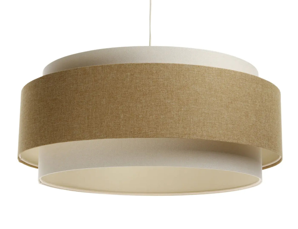 Suspension Luminaire | DOBLO BOHO ELEGANT (Moutarde/ Crème/ Ecru)