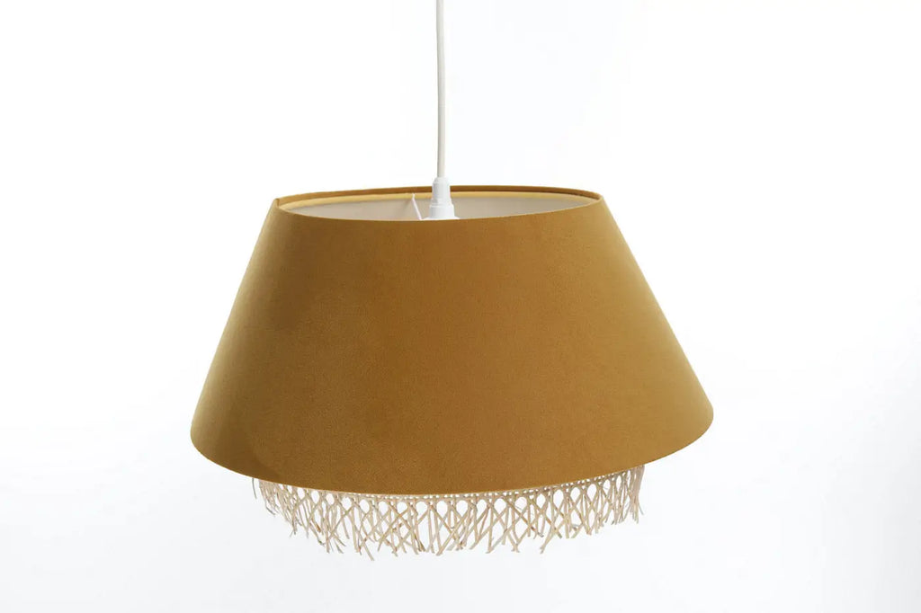 Suspension Luminaire | SENSEI RATTAN (Moutarde)