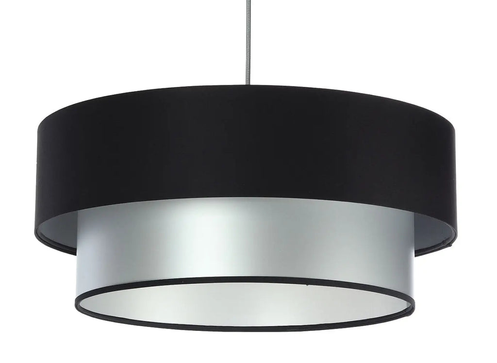 Suspension Luminaire | DUO (Noir/Argent)