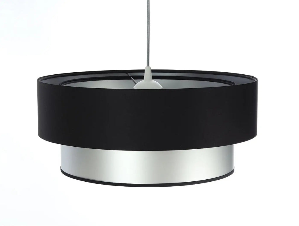 Suspension Luminaire | DUO (Noir/Argent)