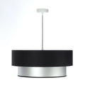Suspension Luminaire | DUO (Noir/Argent)