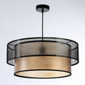 Suspension Luminaire | DUO (Noir/Beige)
