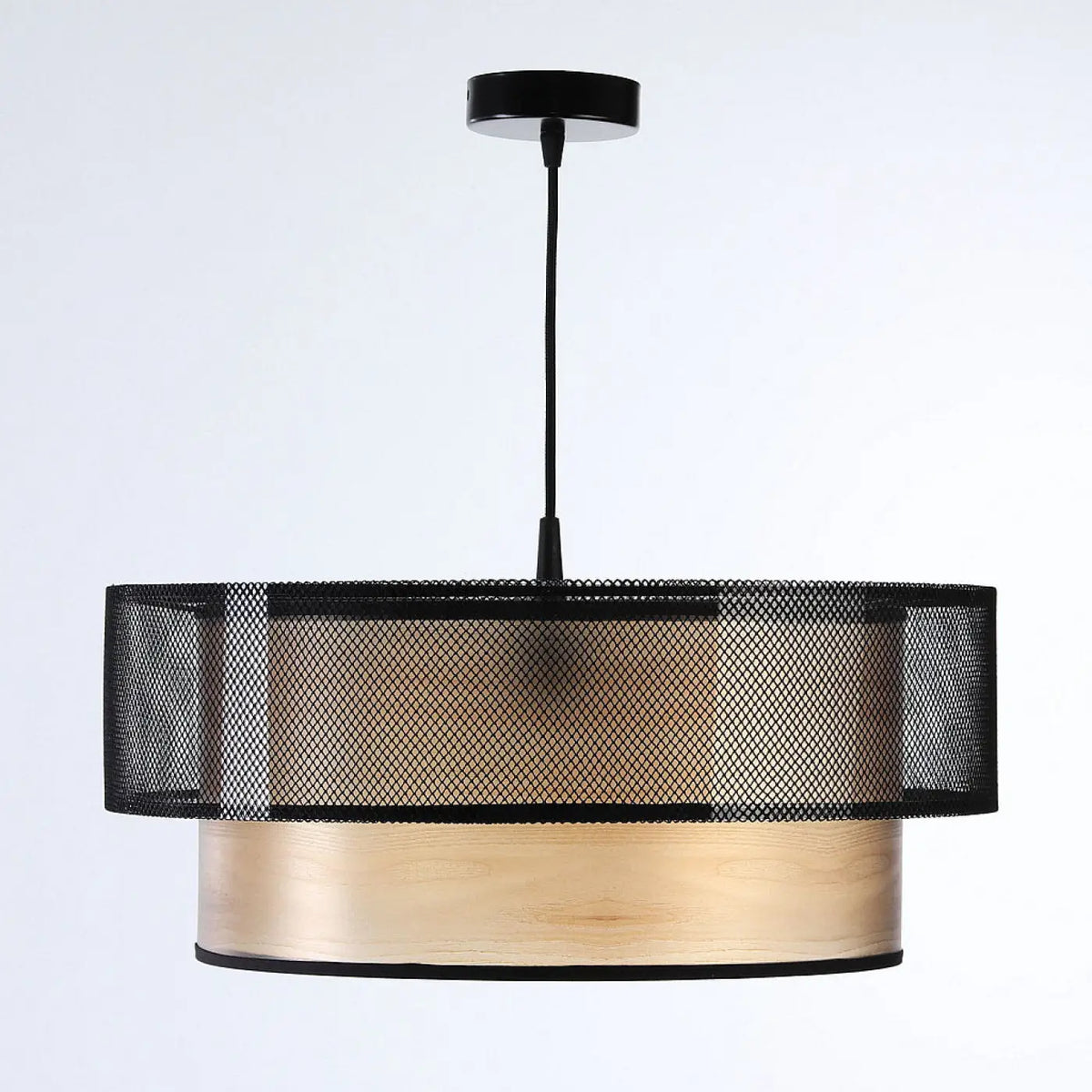Suspension Luminaire | DUO (Noir/Beige)