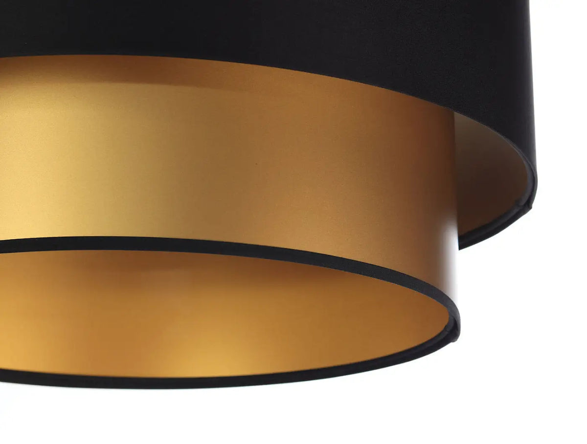 Suspension Luminaire | DUO (Noir/Doré)