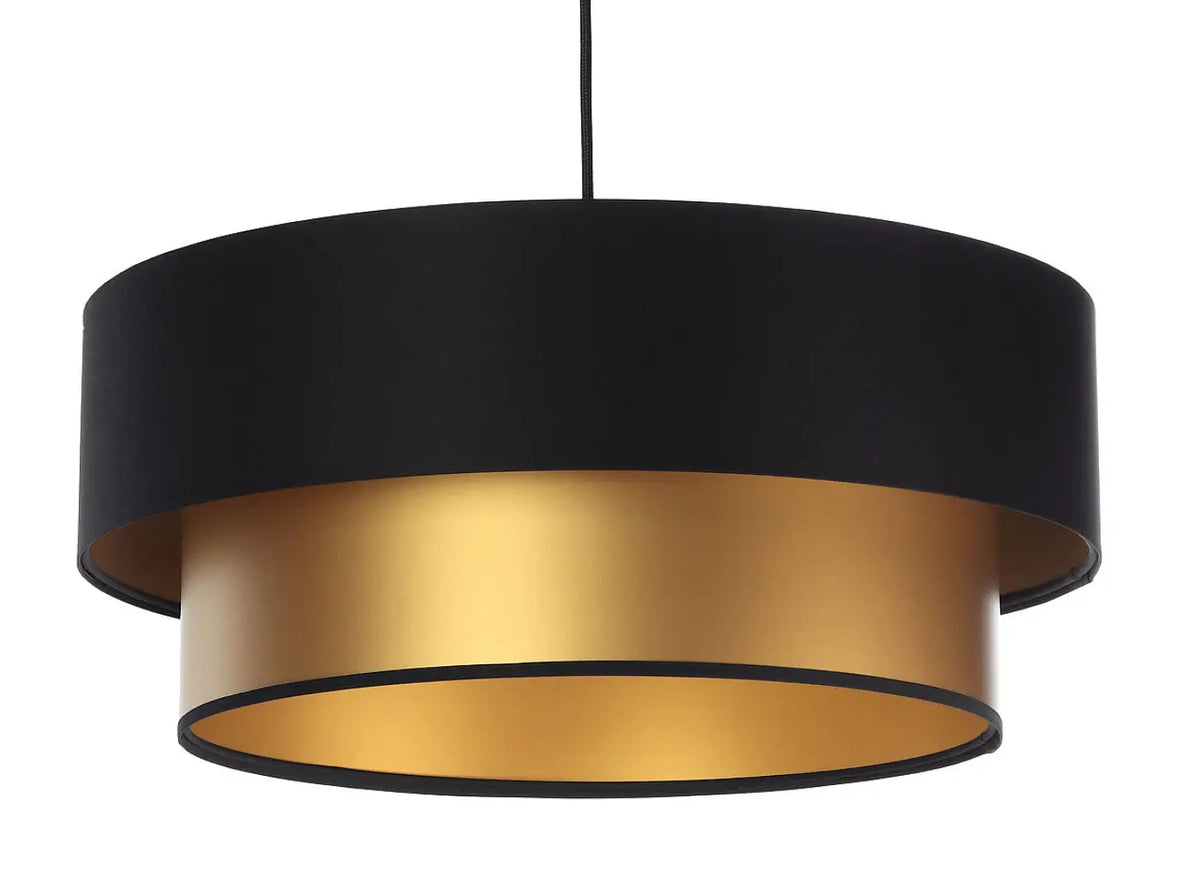 Suspension Luminaire | DUO (Noir/Doré)