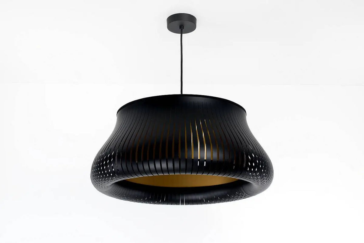 Suspension Luminaire | OBLO (Noir/Doré)