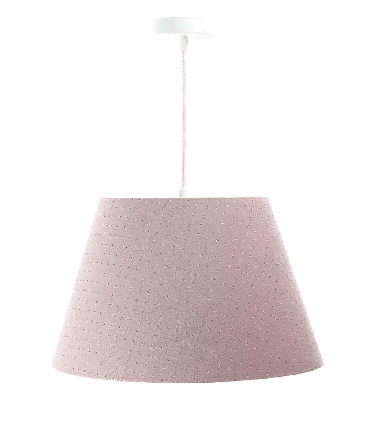 Suspension Bell jasmin (vieux rose/blanc)