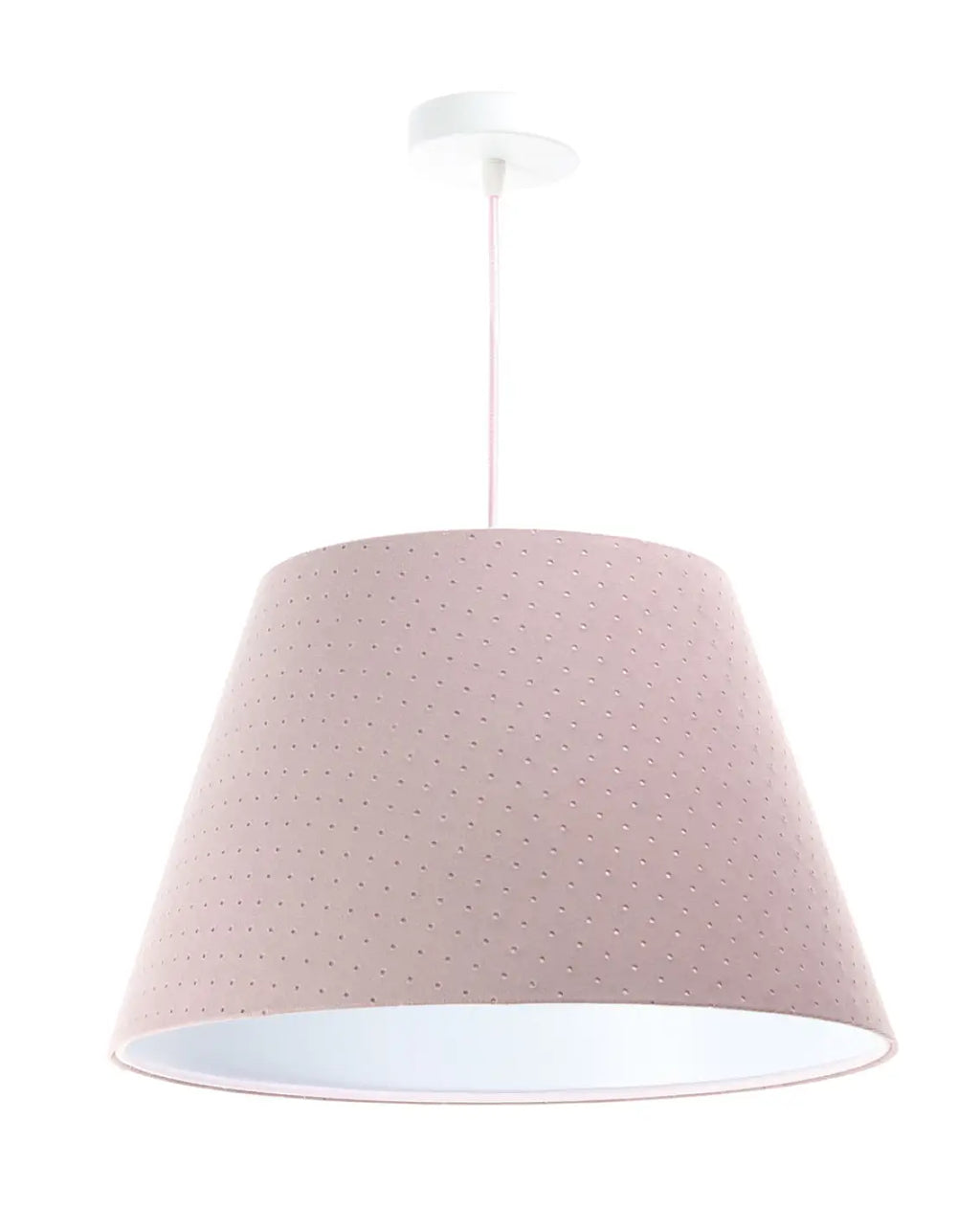 Suspension Bell jasmin (vieux rose/blanc)
