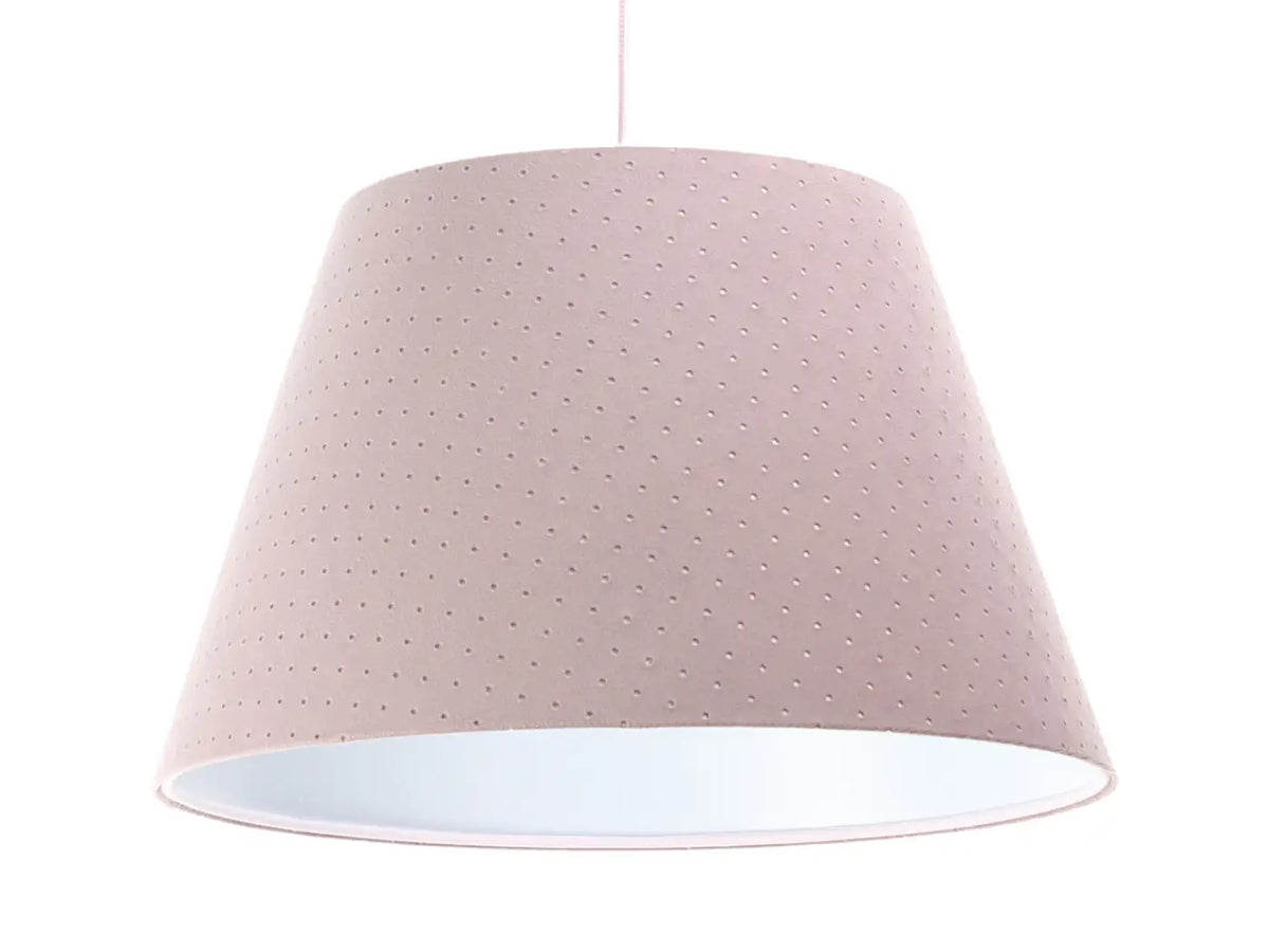 Suspension Bell jasmin (vieux rose/blanc)