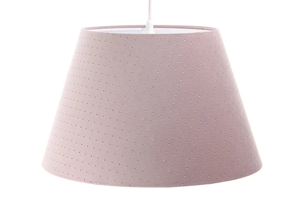 Suspension Bell jasmin (vieux rose/blanc)