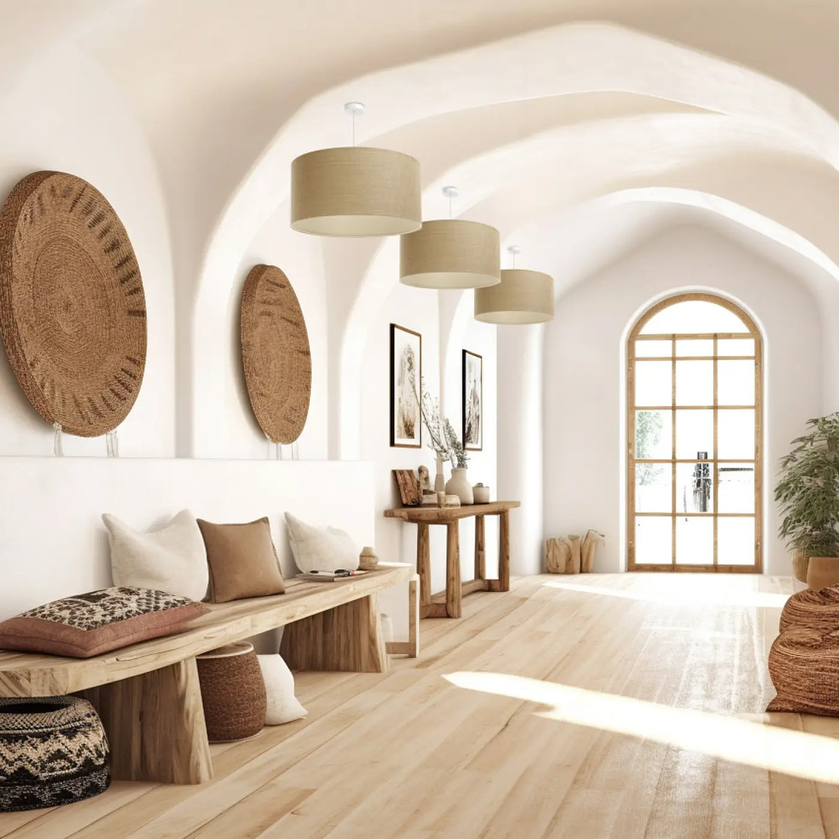 Suspension Luminaire | BOHO ELEGANT (Beige/Ecru)