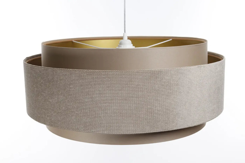 Suspension Luminaire | DOBLO CLASSIC (Beige/Doré)