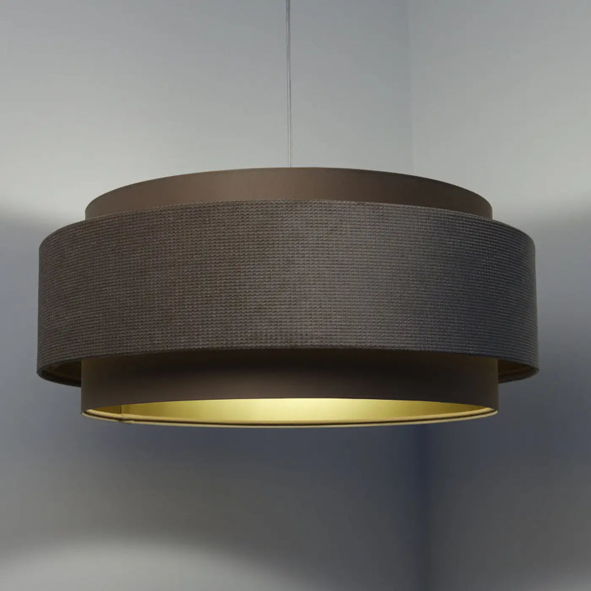 Suspension Luminaire | DOBLO CLASSIC (Beige/Doré)