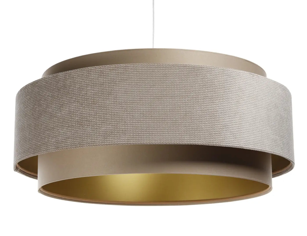 Suspension Luminaire | DOBLO CLASSIC (Beige/Doré)