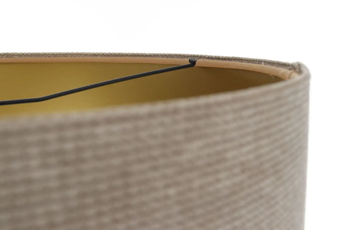 Suspension Luminaire | GLAMOUR STRUCTURAL VELOUR (Beige/Doré)