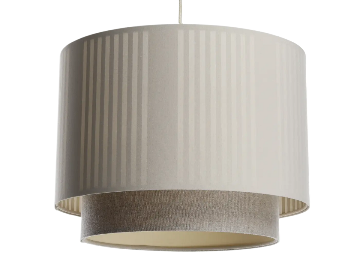 Suspension Luminaire | DUO LAMI LINE (Beige/Ecru)
